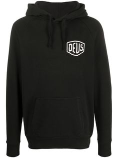 Deus Ex Machina long sleeve printed logo hoodie