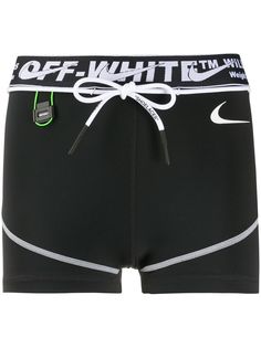 Off-White облегающие шорты из коллаборации с Nike