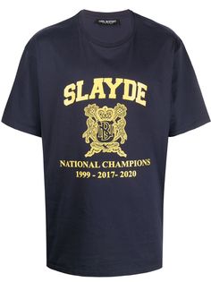 Neil Barrett футболка Slayde с принтом