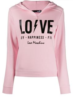 Love Moschino худи с принтом Love