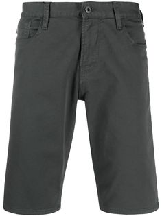 Emporio Armani джинсовые шорты прямого кроя