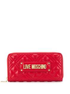 Love Moschino стеганый кошелек с логотипом