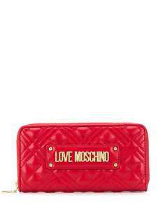 Love Moschino стеганый кошелек с логотипом