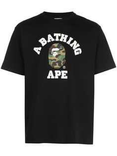 BAPE футболка с графичным принтом