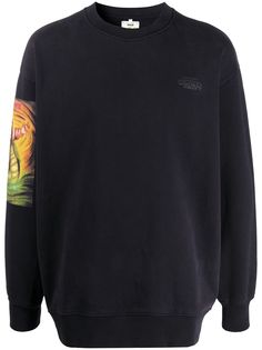 Acne Studios толстовка оверсайз с принтом Monsters in your Pocket