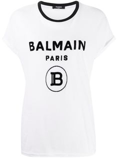 Balmain футболка с логотипом
