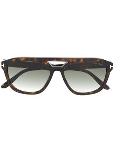 Tom Ford Eyewear tortoiseshell aviator sunglasses