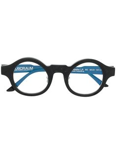 Kuboraum очки в толстой оправе с эффектом потертости