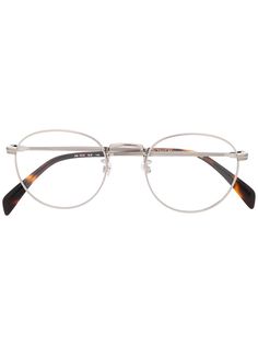 DAVID BECKHAM EYEWEAR очки в узкой круглой оправе