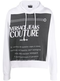 Versace Jeans Couture худи Etichetta с логотипом