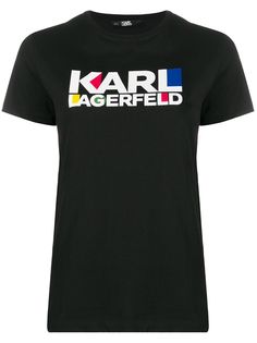 Karl Lagerfeld футболка Bauhaus с логотипом