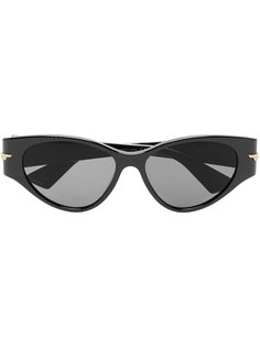 Bottega Veneta Eyewear солнцезащитные очки в оправе кошачий глаз