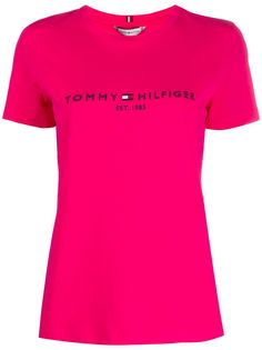 Tommy Hilfiger футболка с вышитым логотипом