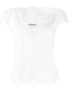 Ermanno Scervino футболка с кружевом