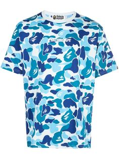 BAPE футболка с графичным принтом