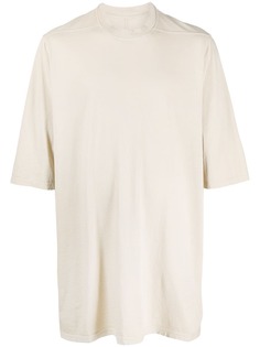 Rick Owens DRKSHDW футболка оверсайз с круглым вырезом