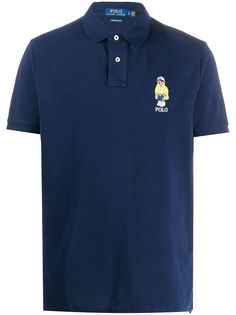 Polo Ralph Lauren рубашка-поло с вышивкой