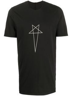 Rick Owens DRKSHDW футболка с принтом