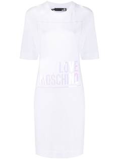 Love Moschino футболка с логотипом