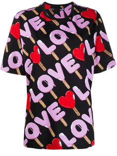 Love Moschino футболка с принтом Love
