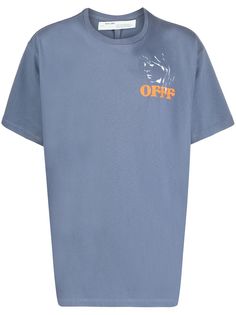 Off-White футболка с графичным принтом