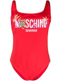 Moschino купальник с логотипом