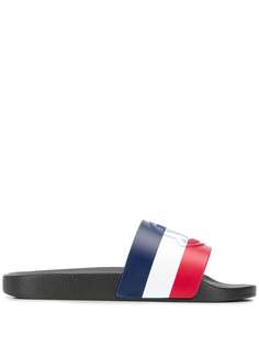 Moncler шлепанцы Basile в полоску