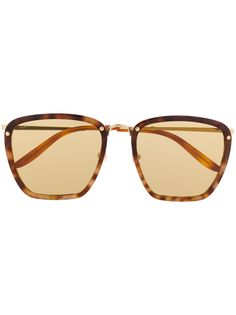 Gucci Eyewear солнцезащитные очки GG0673S в квадратной оправе