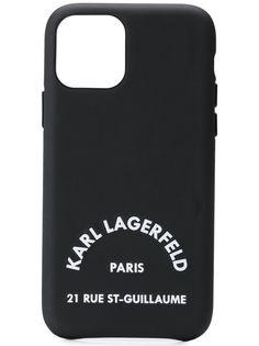 Karl Lagerfeld чехол для iPhone 11 Pro с тисненым логотипом