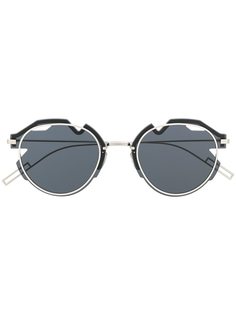 Dior Eyewear солнцезащитные очки Breaker в асимметричной оправе круглой оправе