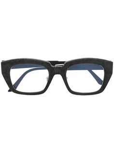 Kuboraum очки в фактурной квадратной оправе