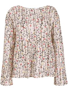 Semicouture блузка с цветочным принтом