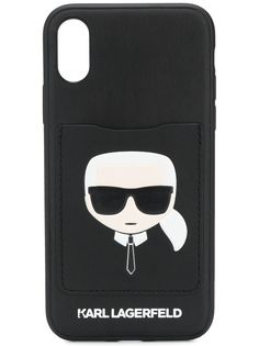 Karl Lagerfeld чехол Karl Cardslot для iPhone X/XS