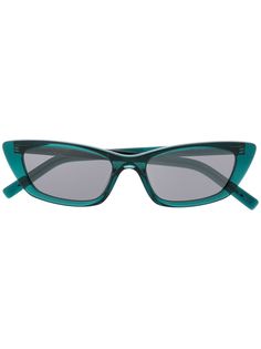 Saint Laurent Eyewear солнцезащитные очки SL277 в оправе кошачий глаз