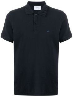 Dondup рубашка-поло с окантовкой в рубчик