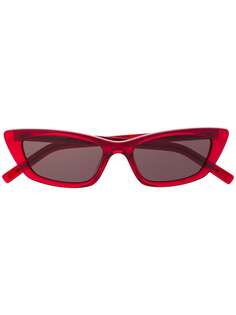 Saint Laurent Eyewear солнцезащитные очки в оправе кошачий глаз