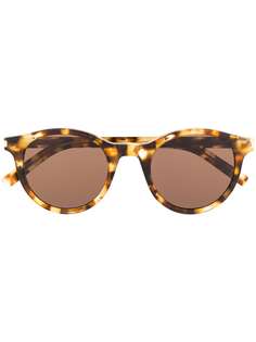 Saint Laurent Eyewear солнцезащитные очки SL342 в круглой оправе