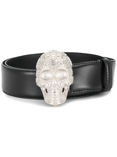 Philipp Plein ремень с декором Skull