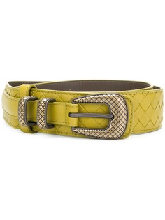 Bottega Veneta ремень с фирменным плетением intrecciato