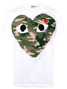 Comme Des Garçons Play футболка с принтом