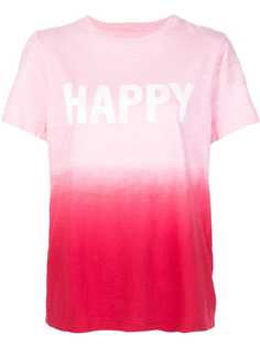 Cinq A Sept футболка Happy с принтом тай-дай