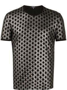 Balmain футболка с монограммой