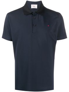 Peuterey рубашка-поло с контрастным логотипом