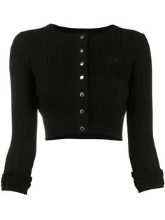Elisabetta Franchi укороченный вязаный кардиган