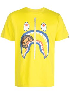 BAPE футболка с графичным принтом
