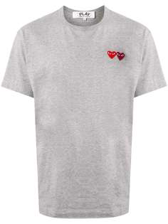 Comme Des Garçons Play футболка с аппликацией