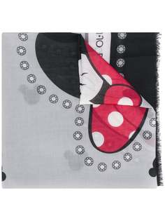 LIU JO платок с принтом Mickey and Minnie Mouse