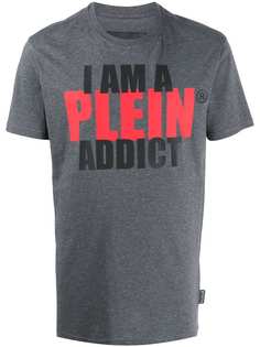 Philipp Plein футболка Plein Addict с графичным принтом