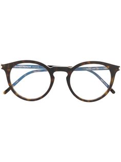 Saint Laurent Eyewear очки в круглой оправе