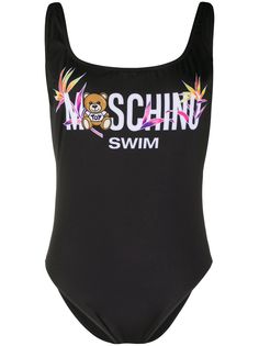 Moschino купальник с логотипом